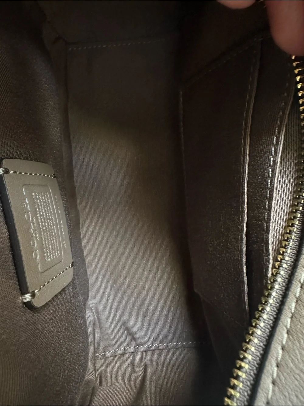 Coach Brown Leather Satchel crossbody bag